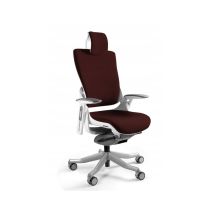 Fotel biurowy Wau 2 BL406 tkanina cocoa/biały