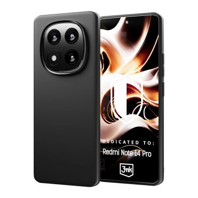 9. Etui 3mk Matt Case na Xiaomi Redmi Note 14 Pro - czarne