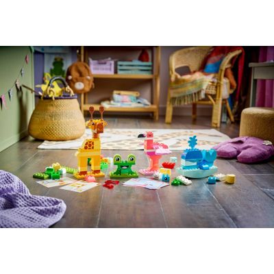 10. LEGO Duplo 10472 - Gra w budowanie zwierzątek