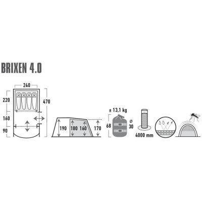 20. Namiot High Peak Brixen 4.0 11815