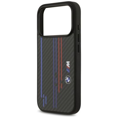 5. Etui BMW M Kevlar Lines & Logo MagSafe na iPhone 17 Pro - czarne