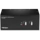 3. 2-portowy przełącznik DisplayPort TRENDnet KVM z koncentratorem audio USB 2.0