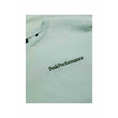 4. Koszulka juniorska PEAK PERFORMANCE Jr Original Small Logo Tee kolor zielony