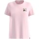 4. Koszulka z krótkim rękawem damska ODLO T-shirt crew neck s/s COTTON BLEND ODLO FLAGS różowa
