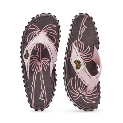 2. Gumbies japonki unisex ISLANDER FLIP-FLOP PALM LEAF PINK