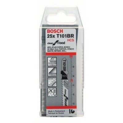 2. Bosch brzeszczot do wyrzynarki T101BR 25 sztuk do drewna