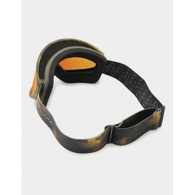 3. Gogle snowboardowe damskie/męskie Volcom Footprints narciarskie zimowe sportowe czerwone (VG0622103)