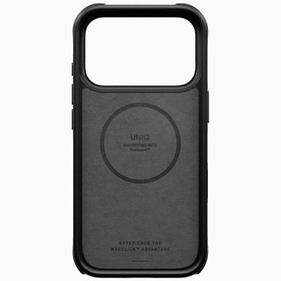4. Etui UNIQ Keva Mov Magclick Charging na iPhone 18 Pro / 17 Pro - czarne