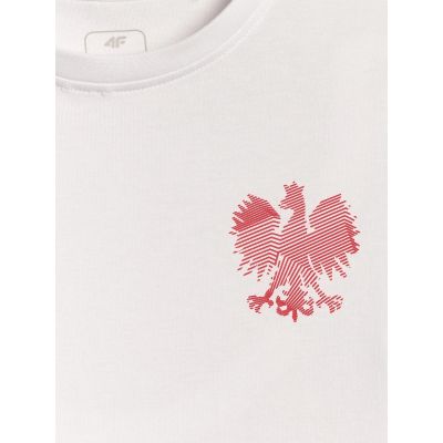 11. T-shirt kibica dziecięcy 4F 4FJSMM00TTSHU2236-10S