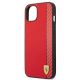 6. Etui Ferrari On Track Carbon Stripe na iPhone 13 mini - czerwone