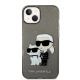 3. Etui Karl Lagerfeld Glitter Karl&Choupette na iPhone 14 Plus - czarne
