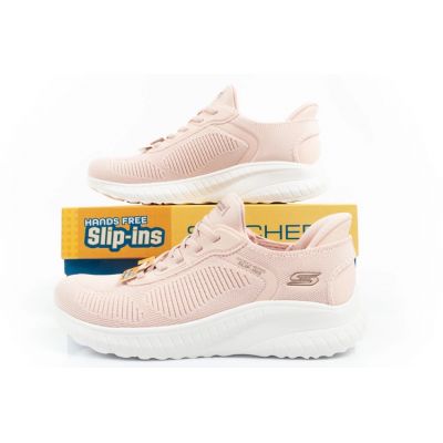 10. Buty Skechers Bobs Squad sneakersy Slip-ins W 117497/LTPK