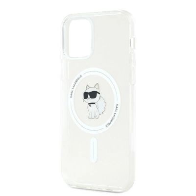6. Etui Karl Lagerfeld IML Choupette MagSafe na iPhone 12 / 12 Pro - przezroczyste