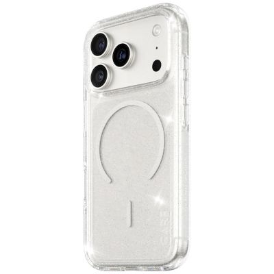 2. Etui CARE by PanzerGlass Flagship Urban Explorer w. White MagSafe na iPhone 17 Pro - przezroczysto-brokatowe