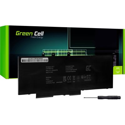 GREEN CELL BATERIA DE128V2 93FTF GJKNX DO DELL LATITUDE 5280 5290 5480 5490 5580 5590 5591 PRECISION 3520 3530 6200MAH 7.6V