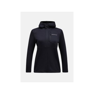 Bluza PEAK PERFORMANCE W Trail Polartec Zip Hood czarny