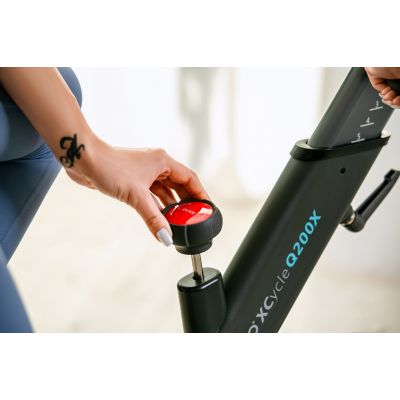 90. Rower stacjonarny, magnetyczny OVICX Q200X z ekranem dotykowym 15,6" TFT, WIFI bluetooth&app