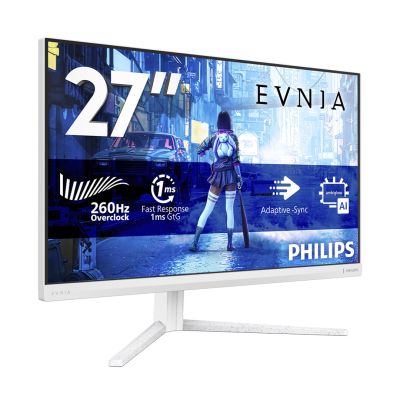 2. Philips Evnia 5000 27M2N5201P/00 monitor komputerowy 68,6 cm (27") 1920 x 1080 px Full HD LCD Biały