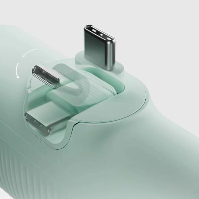 4. Powerbank SBS EcoPower 5000 mAh 10W z wbudowanym portem USB-C - zielony