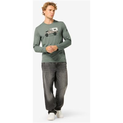 Longsleeve męski SUPER.NATURAL M DOG EXCURSION LS zielony