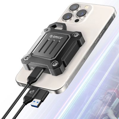 6. Kieszeń dyskowa wzmocniona Orico XAM2 M.2 2230 USB-C 3.2 taktyczna - czarna