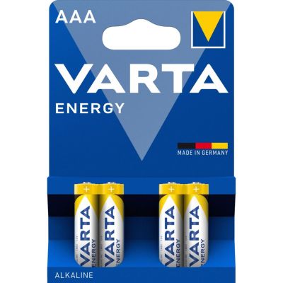 3. Zestaw baterii alkaliczne VARTA Energy LR3 AAA (x 4)