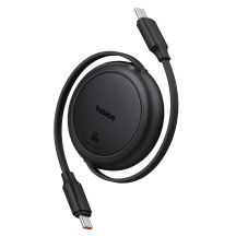 Kabel zwijany Baseus Free2Pull 60W USB-C - USB-C 1m - czarny