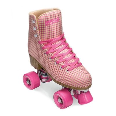 2. Wrotki Impala Squad Skate Pink Tartan