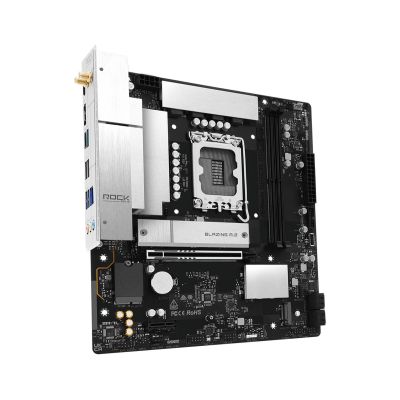 4. Asrock B860M Rock WiFi Intel B860 LGA 1851 (Socket V1) micro ATX