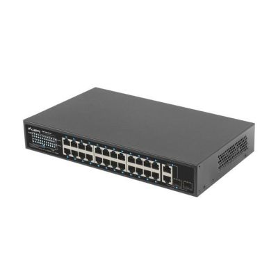 2. LANBERG SWITCH RACK 19" RSFE-24P-2C-360 24X 100MB POE+/2X COMBO GIGABIT 360W