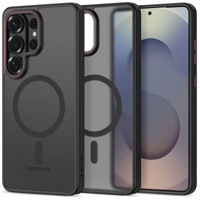 Etui Tech-Protect MagCam MagSafe na Samsung Galaxy S26 Ultra - czarno-czerwone