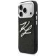 2. Etui Karl Lagerfeld IML Glitter KL Diamond Logo na iPhone 17 Pro - czarne
