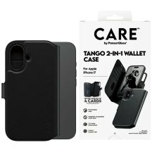 Etui CARE by PanzerGlass Feature Tango 2w1 Wallet Case MagSafe na iPhone 17 - czarne