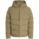 8. Kurtka męska adidas Helionic Climawarm Hoodie oliwkowa JX0580