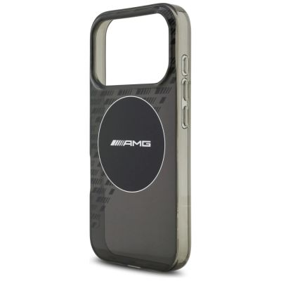 6. Etui AMG Double Layer Transparent Smocked MagSafe do iPhone 17 Pro - czarne