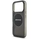 6. Etui AMG Double Layer Transparent Smocked MagSafe do iPhone 17 Pro - czarne