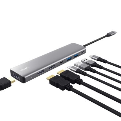 2. Adapter wieloportowy TRUST Dalyx 7 w 1