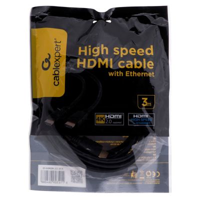 5. Kabel GEMBIRD CC-HDMI4-10 (HDMI M - HDMI M; 3m; kolor czarny)
