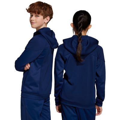 3. Bluza dla dzieci adidas Tiro 25 Full-Zip granatowa JC5127