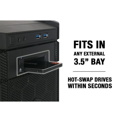 11. Icy Dock flexiDOCK MB521SP-B Czarny