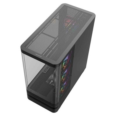 12. MODECOM OBUDOWA VOLCANO AQ 100 ARGB MIDI CZARNA
