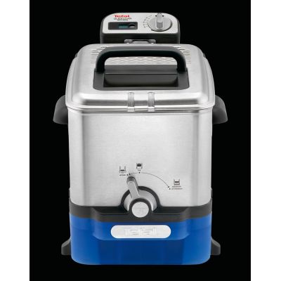 5. Frytkownica Tefal FR8040, pojemność 3,5l, kolor Schwarz, stal nierdzewna, moc 2300W, wymiary 34,8 cm x 46,4 cm