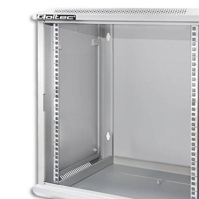 6. Szafa RACK 19" Wisząca 12U 600 x 635 x 450 Szara