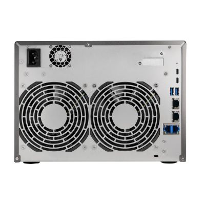 3. NAS Asustor AS6810T; Tower; 10x (3.5" SATA HDD/ 2.5" SSD); AMD Ryzen Embedded V3C14; 16G ECC DDR5 SODIMM (max. 64GB), 2x 10GbE, 2x 5GbE, 4x M.2 2280 NVMe PCIe 4.0, 2x USB4, 2x USB 3.2 Gen, 1x optional 10 GbE card
