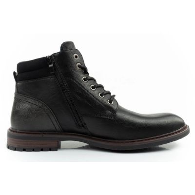 4. Wrangler George  buty męskie sztyblety trzewiki eleganckie modne czarne