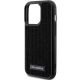 6. Etui Karl Lagerfeld Rhinestone Logo Metal Plate do iPhone 15 Pro - czarne