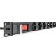 4. Digitus DN-95402-1-FR rozdzielacz zasilania PDU 8 x gniazdo sieciowe 1U