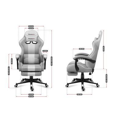 33. Fotel gamingowy Huzaro Force 4.7 White Mesh