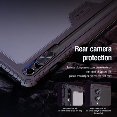 14. Etui Nillkin Bumper Leather Case Pro na Samsung Galaxy Tab S9+ - czarne