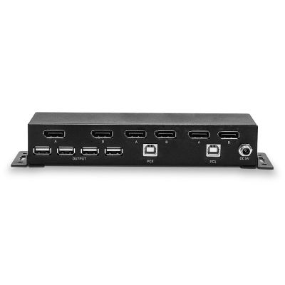5. LINDY 2-portowy przełącznik DisplayPort 1.2 z podwójną głowicą